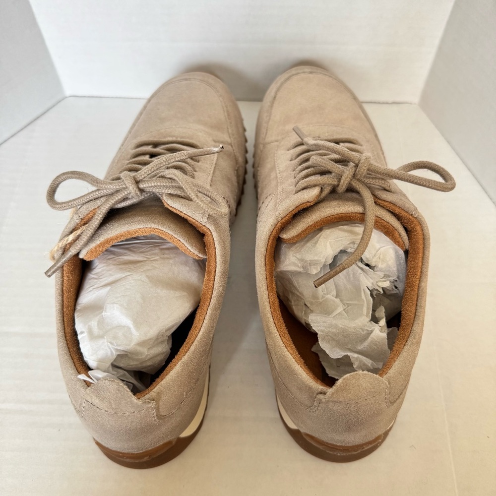NIB Born Lynn Sneakers Size 7 Cream Distressed Suede Retro Arch Support Shoes - Picture 8 of 15